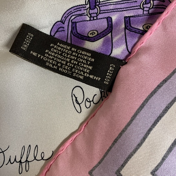 COACH Handbag Theme 100% Silk Scarf - Picture 4 of 5